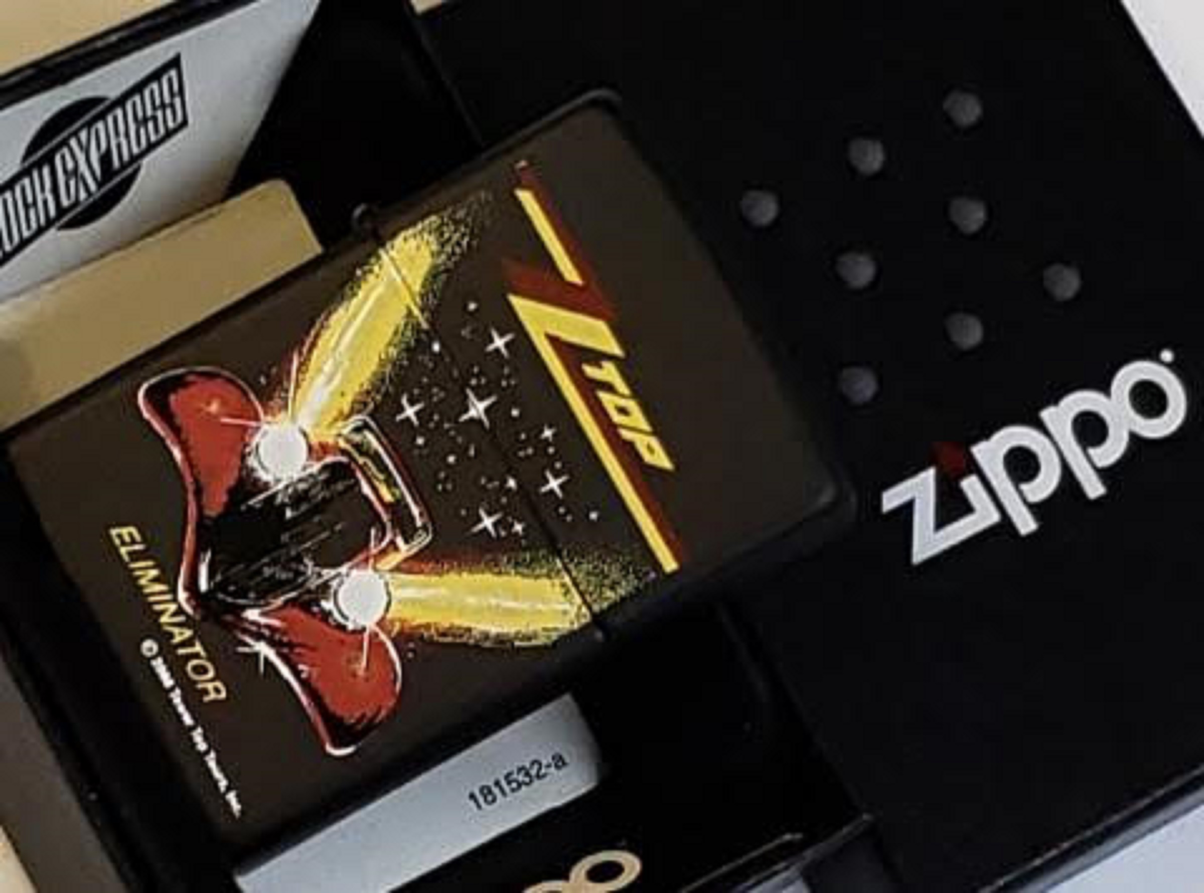 Zippo lighter ZZ Top Eliminator Rock & Roll RARE DISCONTINUED 2008
