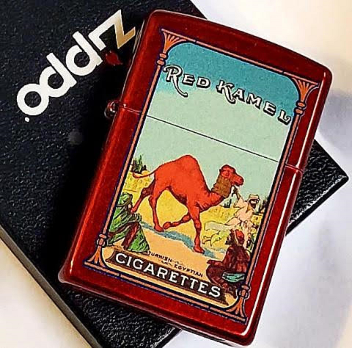 Zippo Camel Kamel Red Candy Apple Red case CZ LIMITED EDITION ONLY