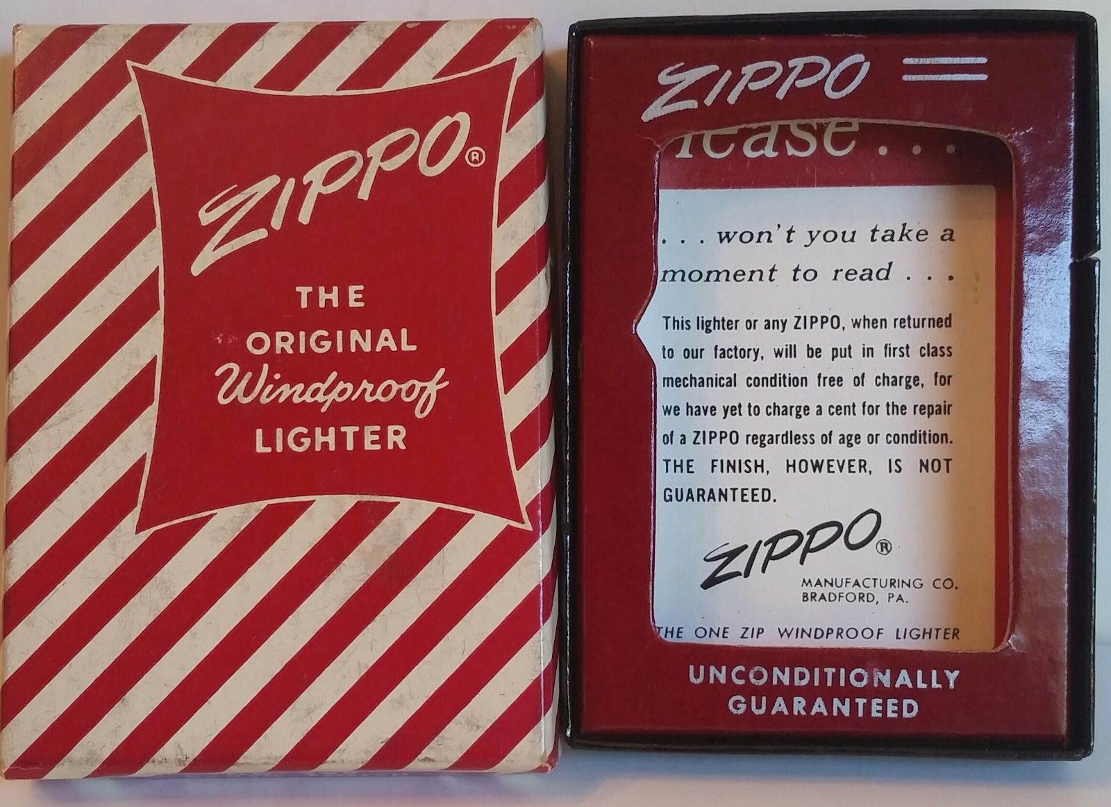 Zippo lighter no 200 Brused Chrome Lighter 1958 RARE box vintage