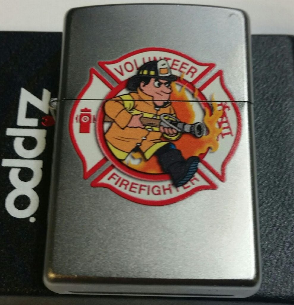 Zippo Lighter Volunteer Firefighter Fire Department Limited Edition NEW ...