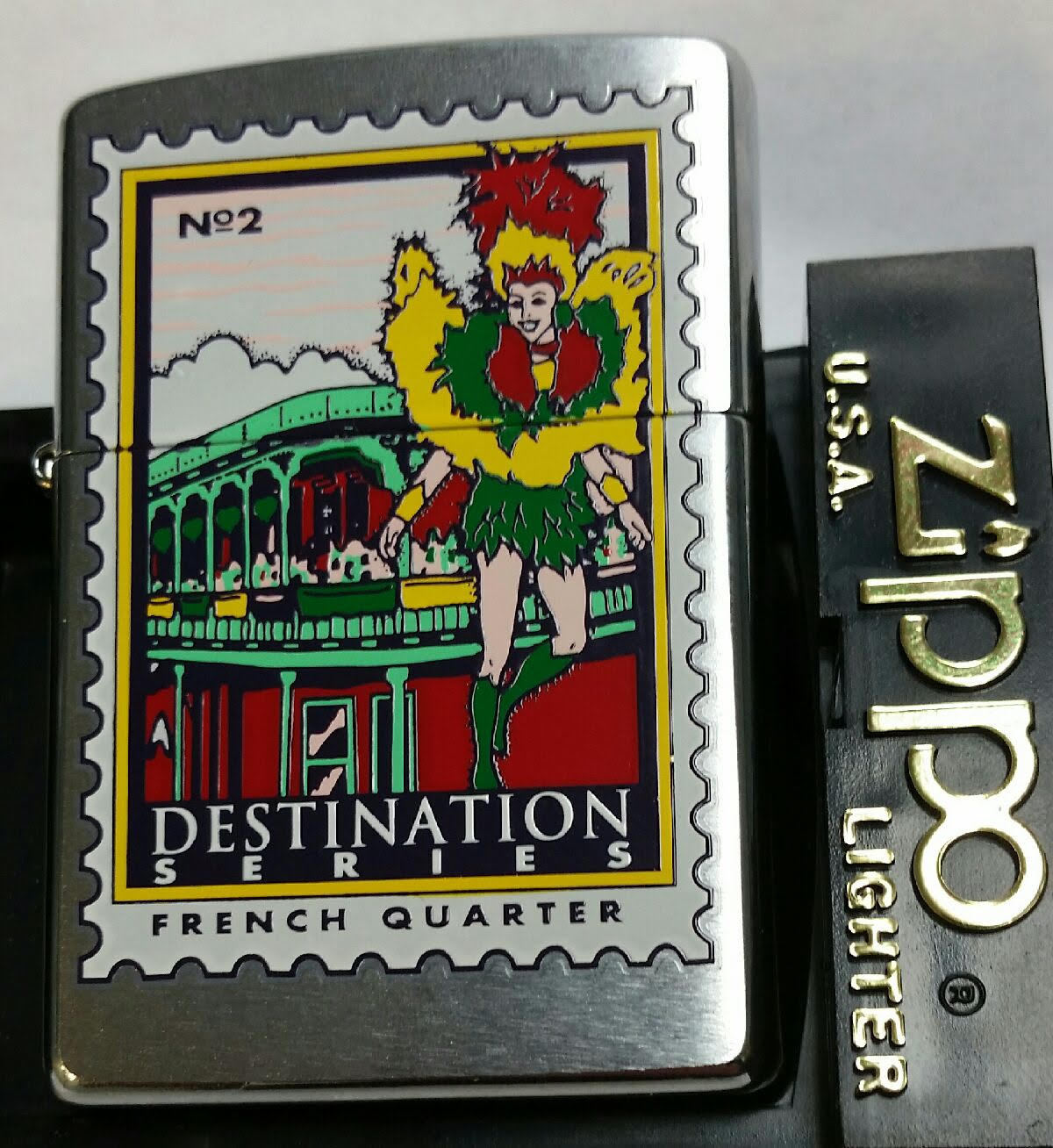 Zippo Lighter Doral No 2 DESTINATION SERIES FRENCH QUARTER NEW