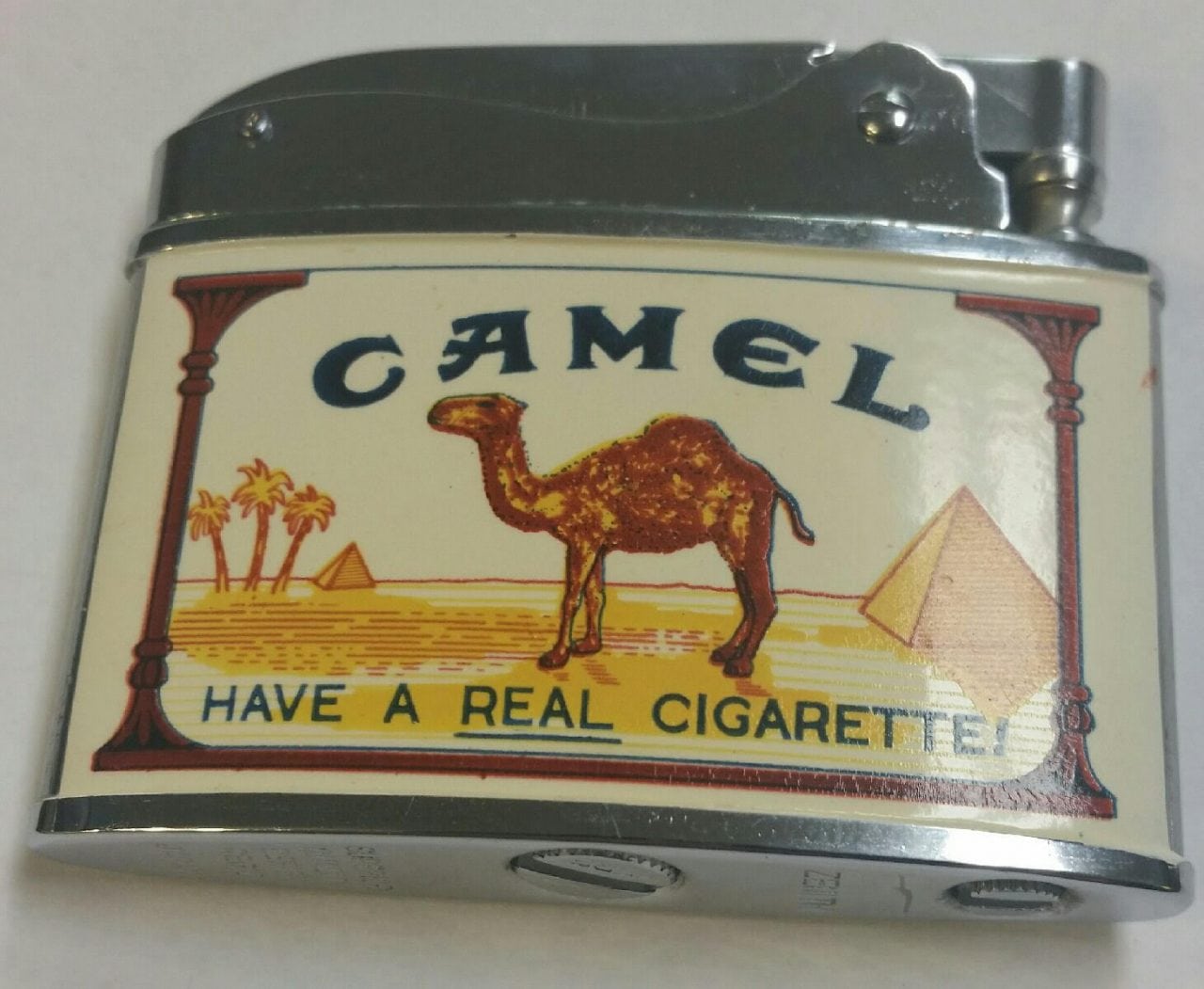 Flat Advertising Lighter CAMEL RARE Made In Japan | Jack Rabbit's Vintage