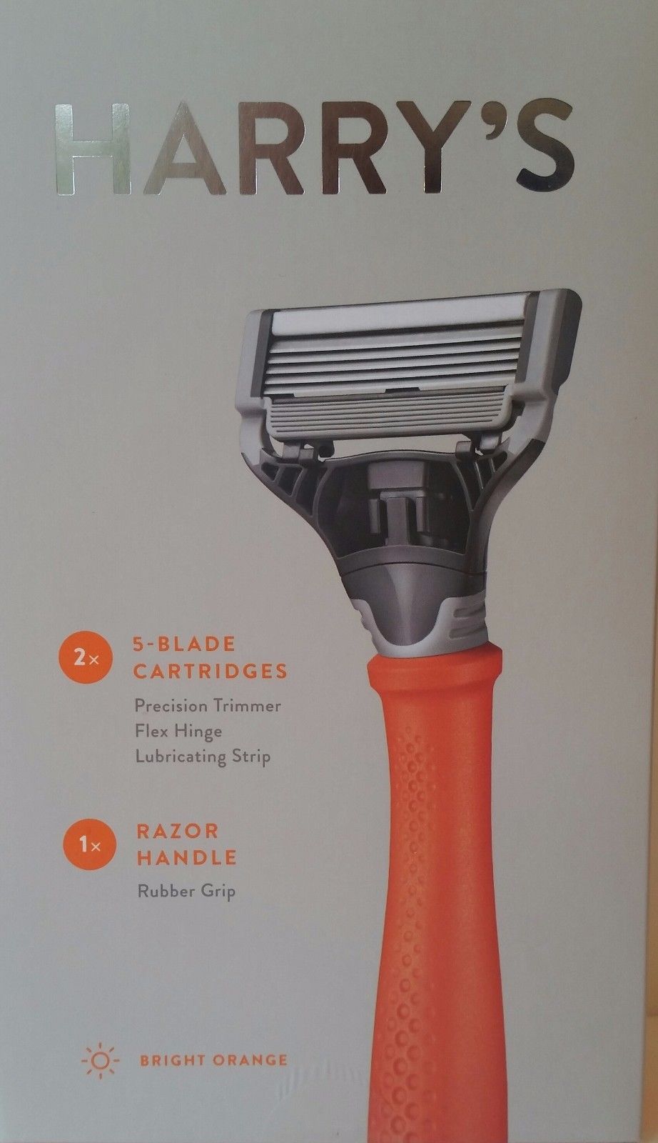 Harry’s Razor NEW IN BOX Truman Razor Orange color shave handle 2 ...