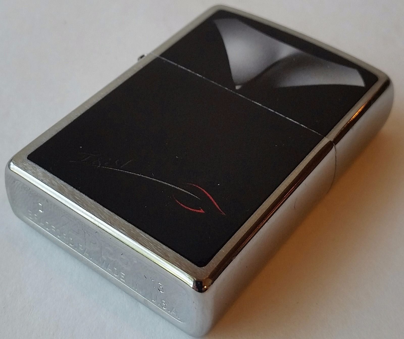 Zippo lighter BS Decolletage Brushed Chrome Windproof Lighter NEW ...