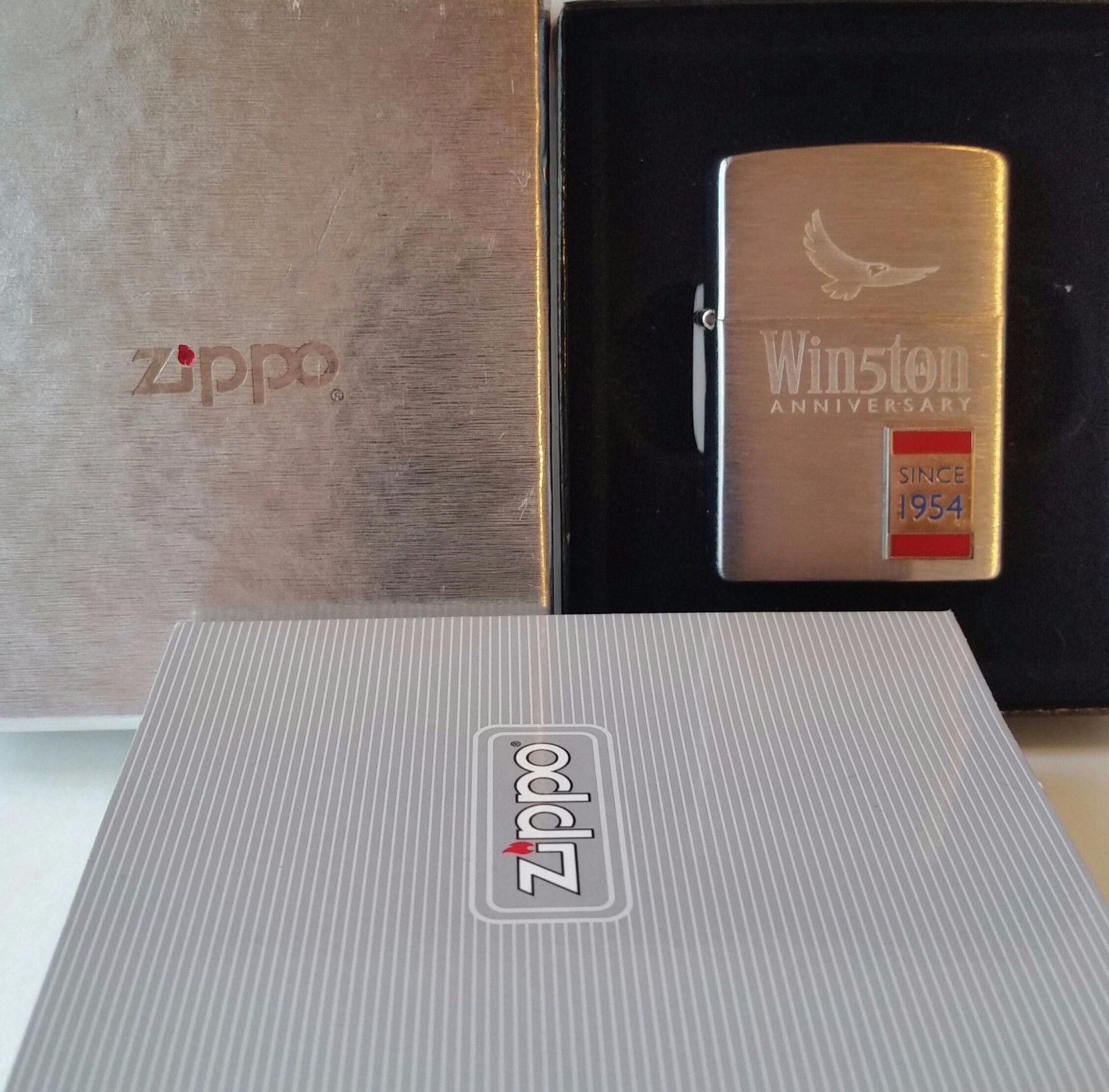 Zippo Lighter Winston 50 Years Anniversary RARE New In Box Vintage